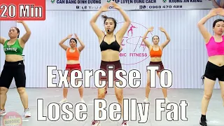 Exercise To Lose Belly Fat At Home🔥  -  20 Mins Aerobic Workout | New Aerobic Exercises 2024