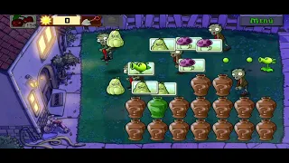 Plantas vs Zombies nivel OTRA REACCION EN CADENA  los zombies🧟payasos🤡destruyendo los jarrones⚱🏆🎊