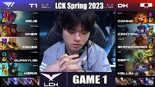 T1 vs DK Game 1 - Match 17 LCK Spring 2023