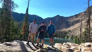 Uintas backpacking and fly fishing Meadow Lake #oldmenhiking