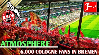 ⚽ 6.000 Köln At An Away Match In Bremen FT 1-1 • Bundesliga