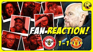 Man Utd Fans FURIOUS Reactions to Brentford 1-1 Man Utd | PREMIER LEAGUE