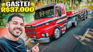 QUANTO CUSTOU A NOVA REFORMA DO SCANIA 112? 😱 GASTEI R$37.000 EM TUDO