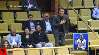 Trevor Noah Visit South Africa Parliament