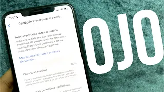 Debes SABER ESTO sobre la BATERIA de tu iPhone (Capacidad maxima, condicion, salud)