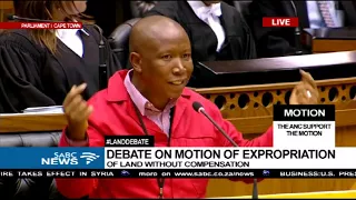 Malema hits out at Lekota over the land issue #LandDebate