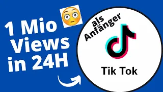 Wie man 1 Mio Aufrufe in 24 h auf TikTok als ANFÄNGER bekommt!!😲 (Live video) viral gehen🔥