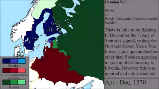 The Livonian War and Northern Seven Years War: Every Month