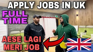 How to apply for full time job in UK | Work in UK as an international student | Indeed Application