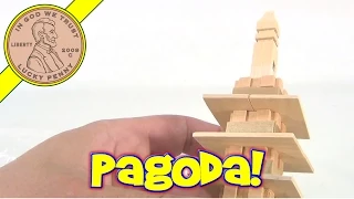 Japanese Pagoda Pavilion Wooden Puzzle Toy