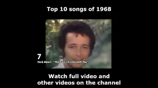 Top 10 songs of 1968