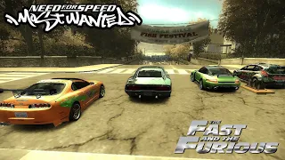 NFS Most Wanted - All Drag Races