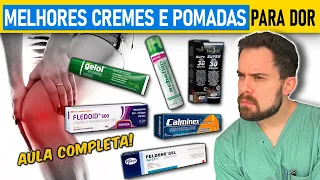 As 4 Principais POMADAS para DOR e INFLAMAÇÃO – Ortopedista Explica