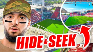 EXTREME Hide And Seek In A Football Stadium ?!