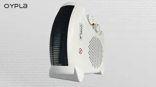 Oypla 2kW 2000W Portable Electric Fan Floor Heater Hot & Cold