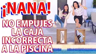 No EMPUJES la CAJA INCORRECTA a la PISCINA | AnaNana Toys