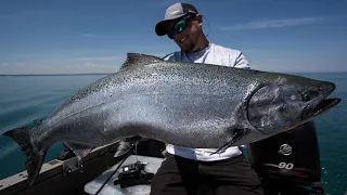 Fishing For GIANT Lake Michigan King Salmon | Milwaukee WI