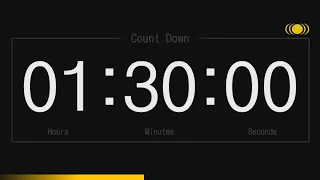 1 hour 30 minutes alarm timer (countdown) basic 1080p
