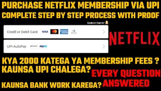 Purchase Netflix Membership Via UPI | Complete Step By Step Process | FeatFlix