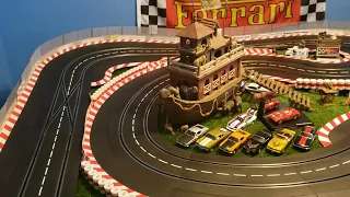 Part 2: Carrera Slot Car track in a small room/space/area.  Yes, it's possible!