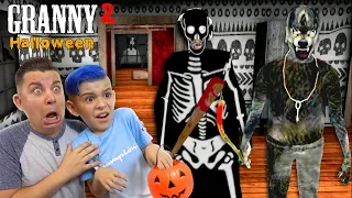 HALLOWEEN at GRANNY and GRANDPA'S House! Granny Chapter 2 Mod by Dakblake