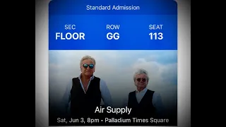 Air Supply New York - June 2023