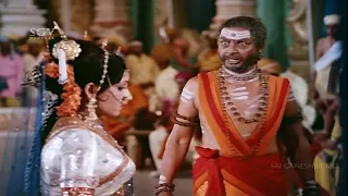 King Regrets on Dr.Rajkumar sending out of kingdome | Best Scenes in Kannada Movie