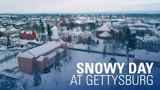 A Snowy Day at Gettysburg College