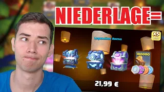 😅ICH gegen EUCH! | Jede Niederlage = 22€ Angebot (Mega Blitztruhe) | Clash Royale deutsch