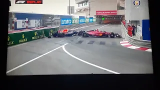Perez and Sainz spins during the last minutes of Q3 | Monaco Grand Prix
