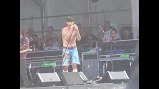 Red Hot Chili Peppers perform one of their new songs at NOLA Jazz Fest 2022