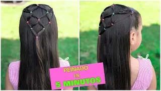 PEINADO BONITO PARA NIÑAS EN 5 MINUTOS|PEINADO PARA NIÑAS