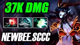 Sccc • Queen of Pain • 37K DMG • Newbee vs EG — TI7 Pro Gameplay Dota 2