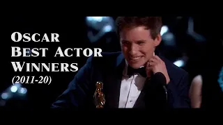 Oscar Speech:  Every Best Actor Winner (2011-20) 