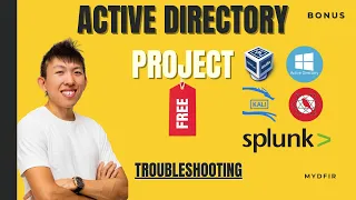 Active Directory Project (Home Lab) | Troubleshooting