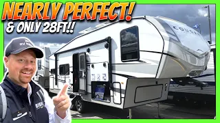 BEST New Compact Couple's Fifth Wheel!! 2023 Cougar 23MLE