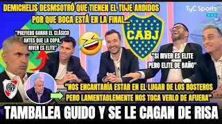 Tambalea Guido,luego de que su DT expusiera el dolor que tienen por que es Boca finalista.