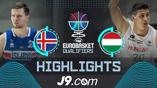 Iceland 🇮🇸 vs Hungary 🇭🇺 | J9 Highlights | FIBA EuroBasket 2025 Qualifiers