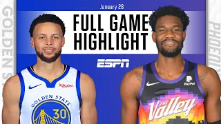 Golden State Warriors vs. Phoenix Suns [FULL GAME HIGHLIGHTS] | NBA on ESPN