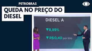 Queda no preço do diesel nas distribuidoras