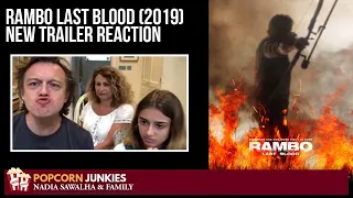 Rambo LAST BLOOD (2019) New Trailer - Nadia Sawalha & The Popcorn Junkies Family Reaction