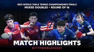 Wong C.T./Doo H.K.  vs Hina H./Tomokazu H. | 2021 World Table Tennis Championships Finals | XD | R16