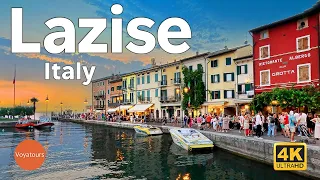 Lazise, Lake Garda - Italy Walking Tour (4K UHD)
