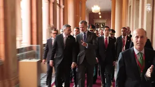 Encuentro de Su Majestad el Rey con su excelencia Mario Abdo, Presidente de la República del Paragua