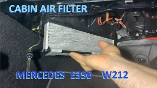 How to Replace Cabin Air Filter W212 Mercedes Benz E350