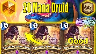 The Best Kazakusan Dragon Druid Deck On The Planet At Whizbang's Workshop | Hearthstone