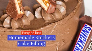 Homemade Snickers Cake Filling Recipe