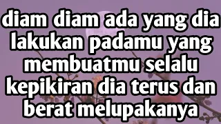 ❤Pantesan Kamu Kepikiran Dia Terus Dan Berat Melupakanya Ternyata Ada Yang Di Lakukanya❤#tarot