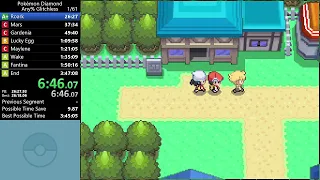 Pokémon Diamond Any% Glitchless Speedrun in 3:44:09