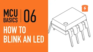 How to Blink an LED - Part 6 Microcontroller Basics (PIC10F200)